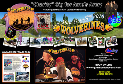 Charity Gig for Ame's Army